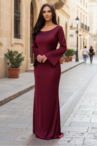 Cowl Neck Maxi Dress