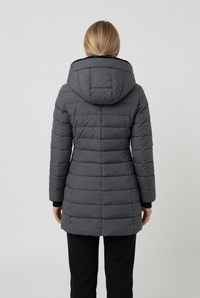 Grey Martha jacket back studio preview