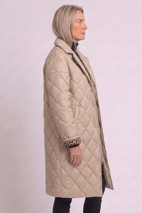 Etta | Women's Quilted Diamond Stitch Winter Coat