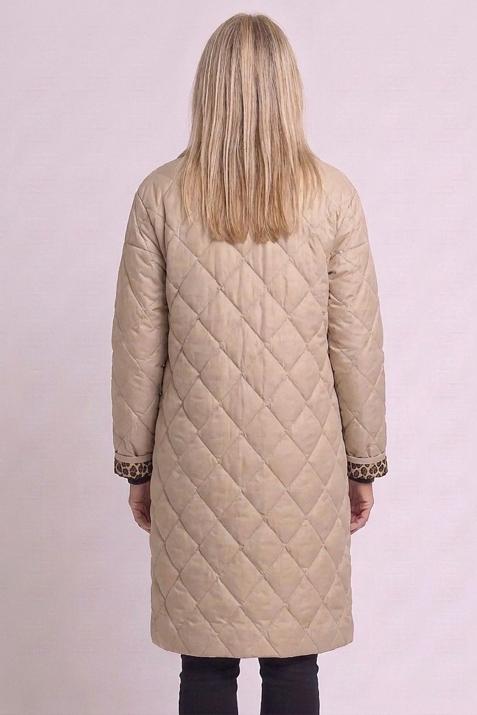 Etta | Women's Quilted Diamond Stitch Winter Coat