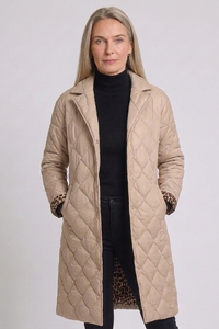 Etta | Women's Quilted Diamond Stitch Winter Coat