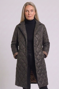Etta | Women's Quilted Diamond Stitch Winter Coat