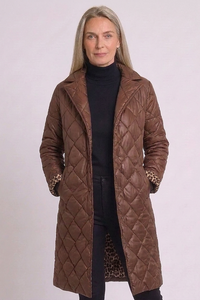 Etta | Women's Quilted Diamond Stitch Winter Coat