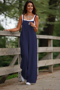 Airy Wide Leg Jumpsuit