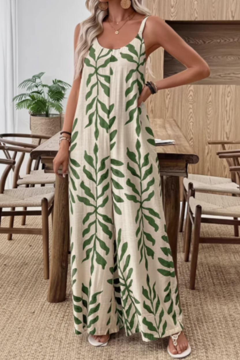 Floral Palazzo Jumpsuit
