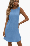 Sunny Linen Swing Dress Sleeveless