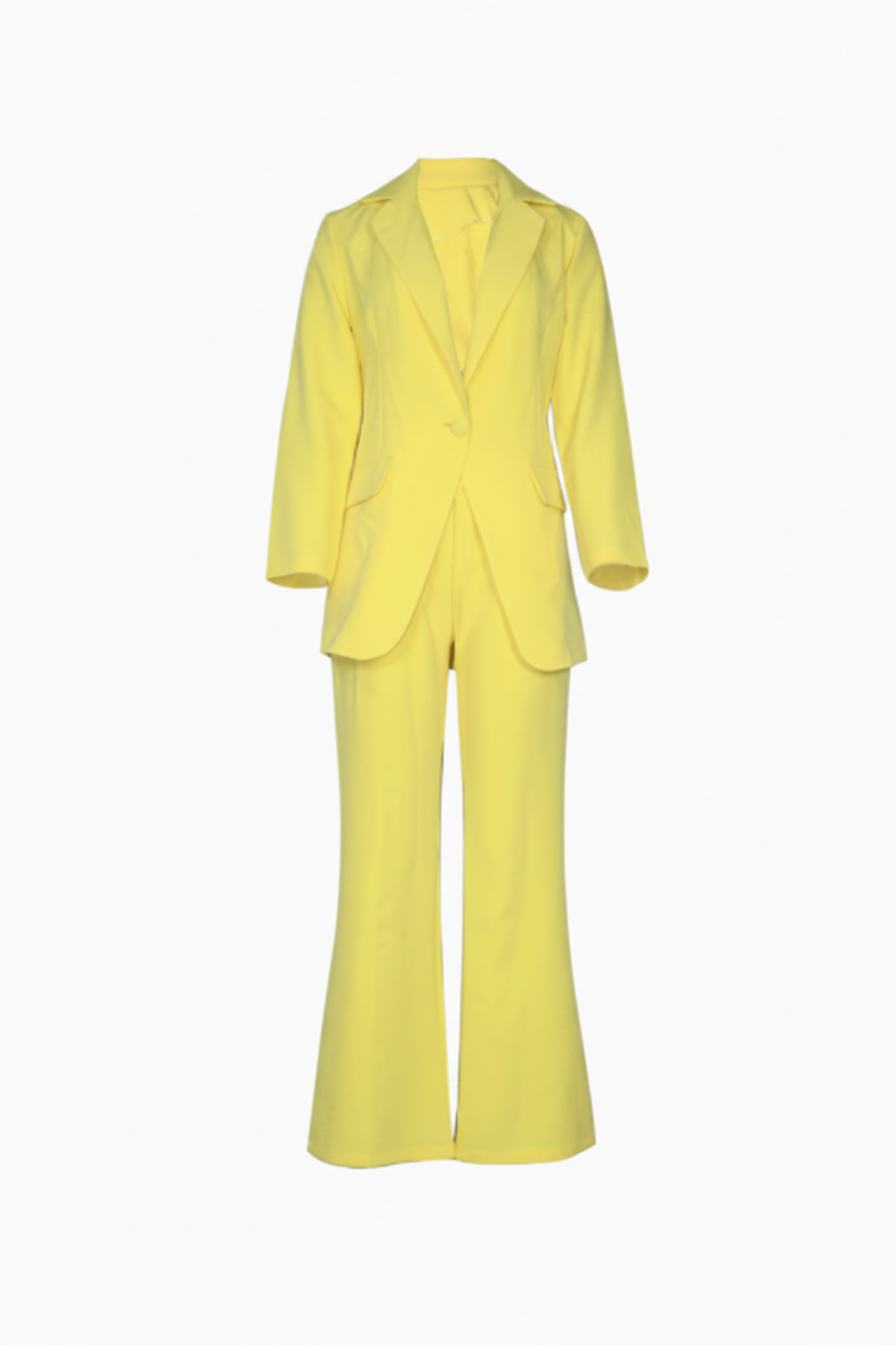Structured Blazer and Trousers Set