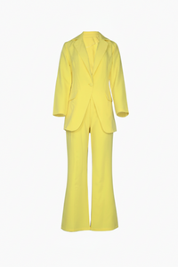 Structured Blazer and Trousers Set