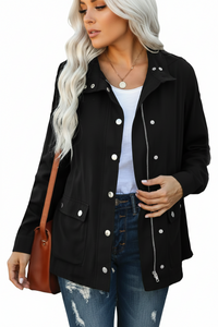 Sleek Open Front Jacket