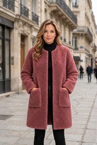 Juana | Women's Long Winter Coat with Pockets