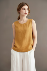 Relaxed Sleeveless Top