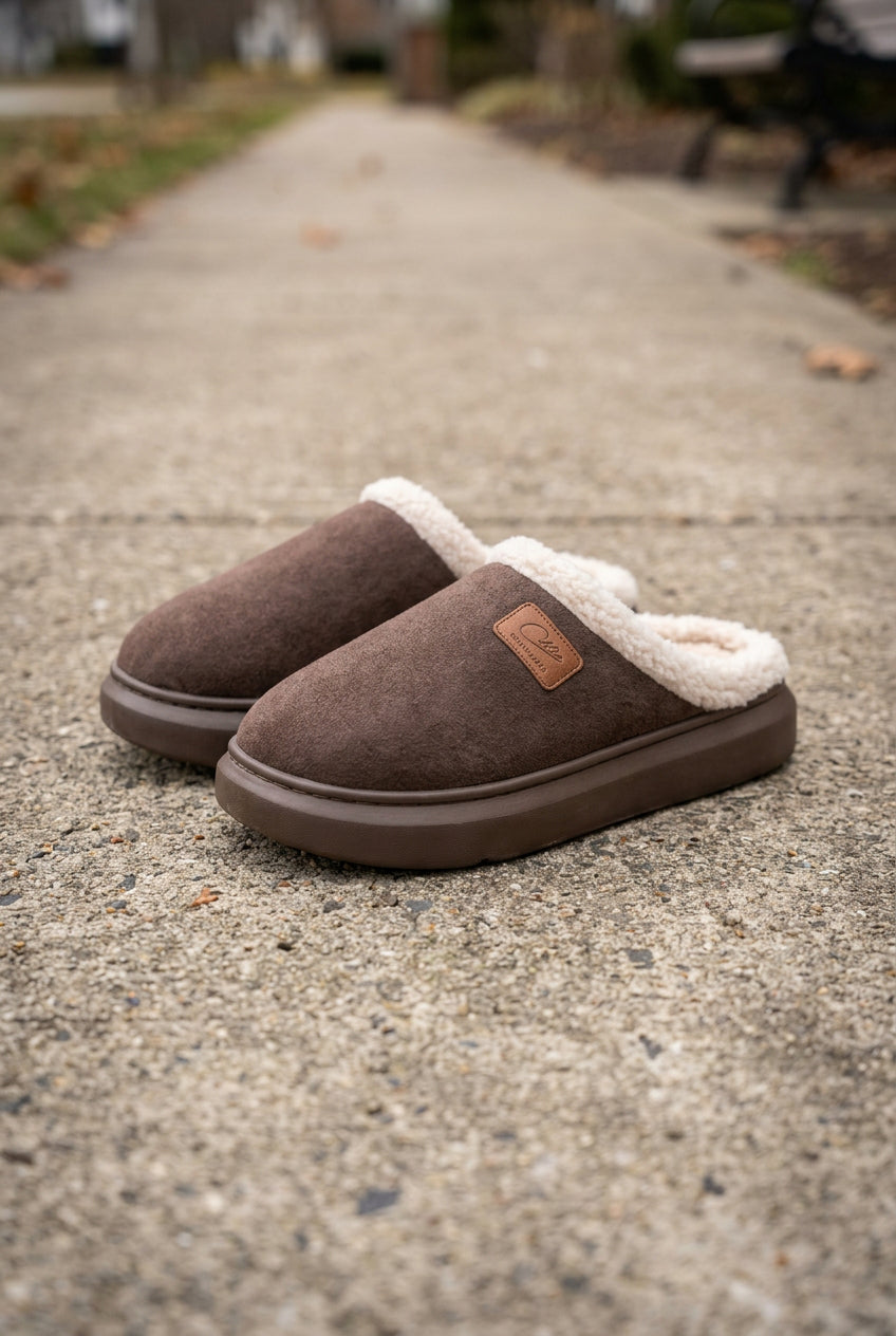 Women's Fluffy House Slippers with Non-Slip Sole