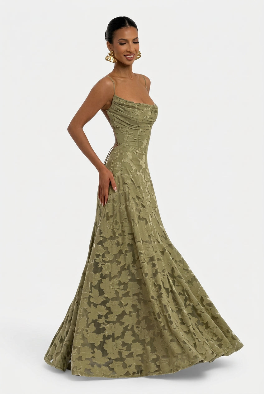 Flared Evening Dress