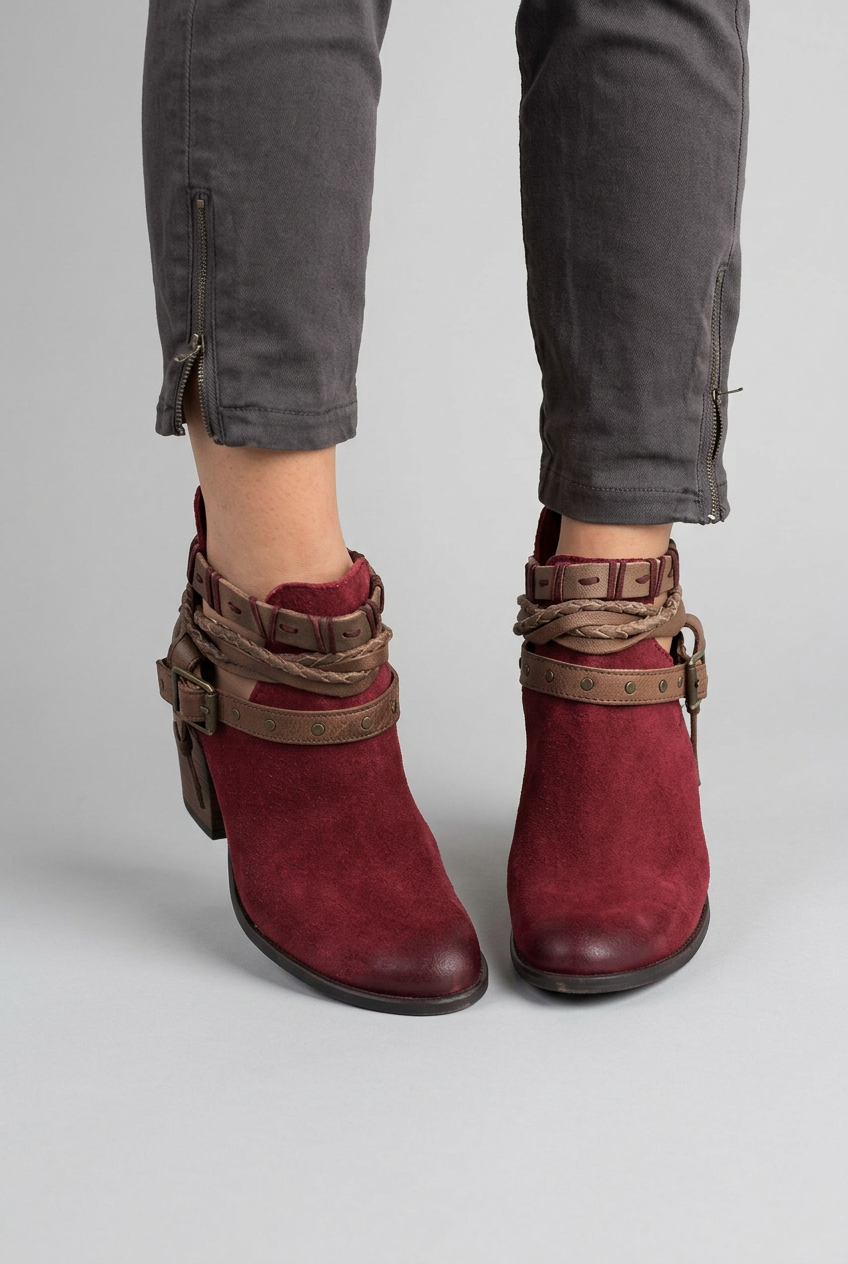 Jaimie red boots studio preview