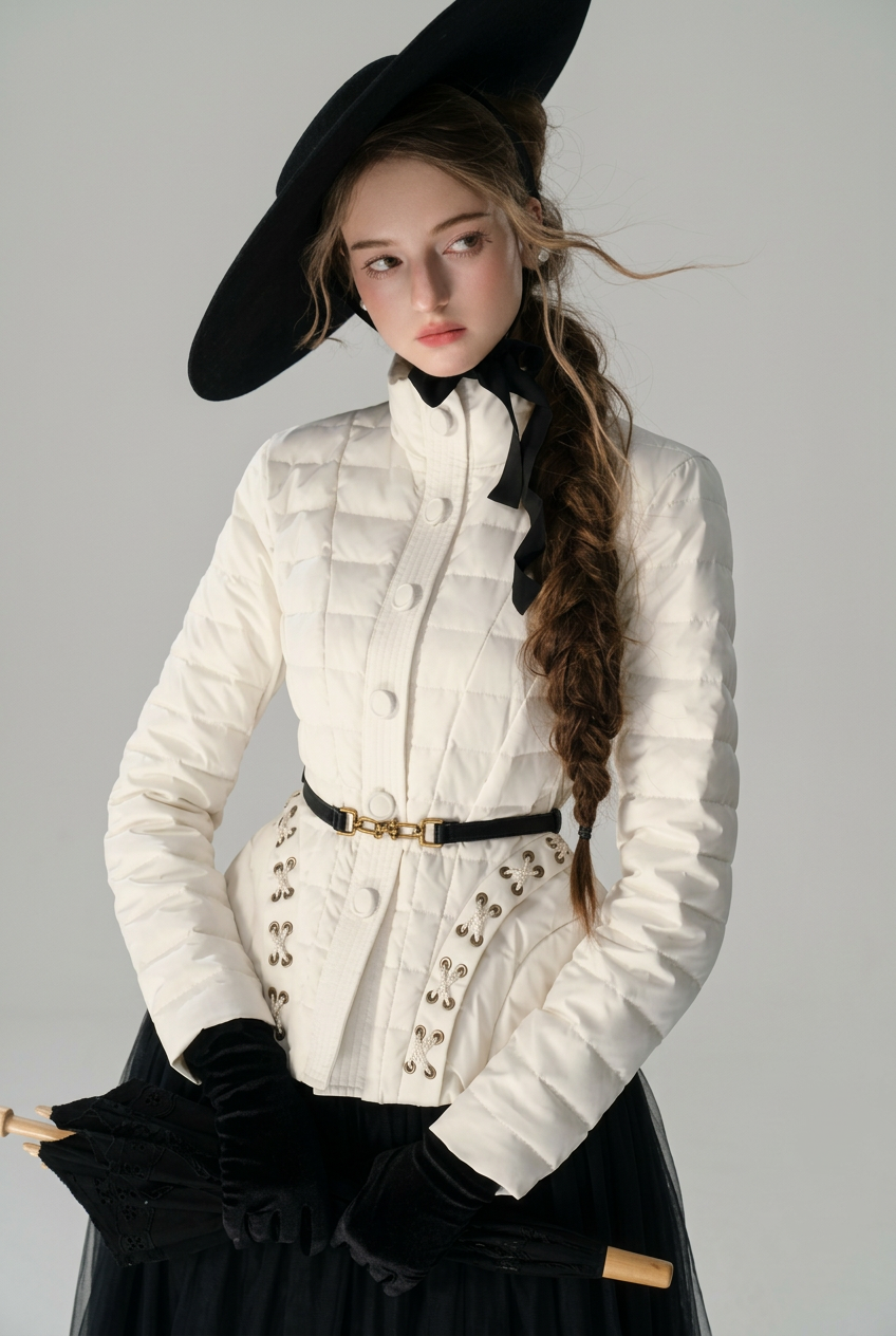 Joni seated-pose jacket studio preview