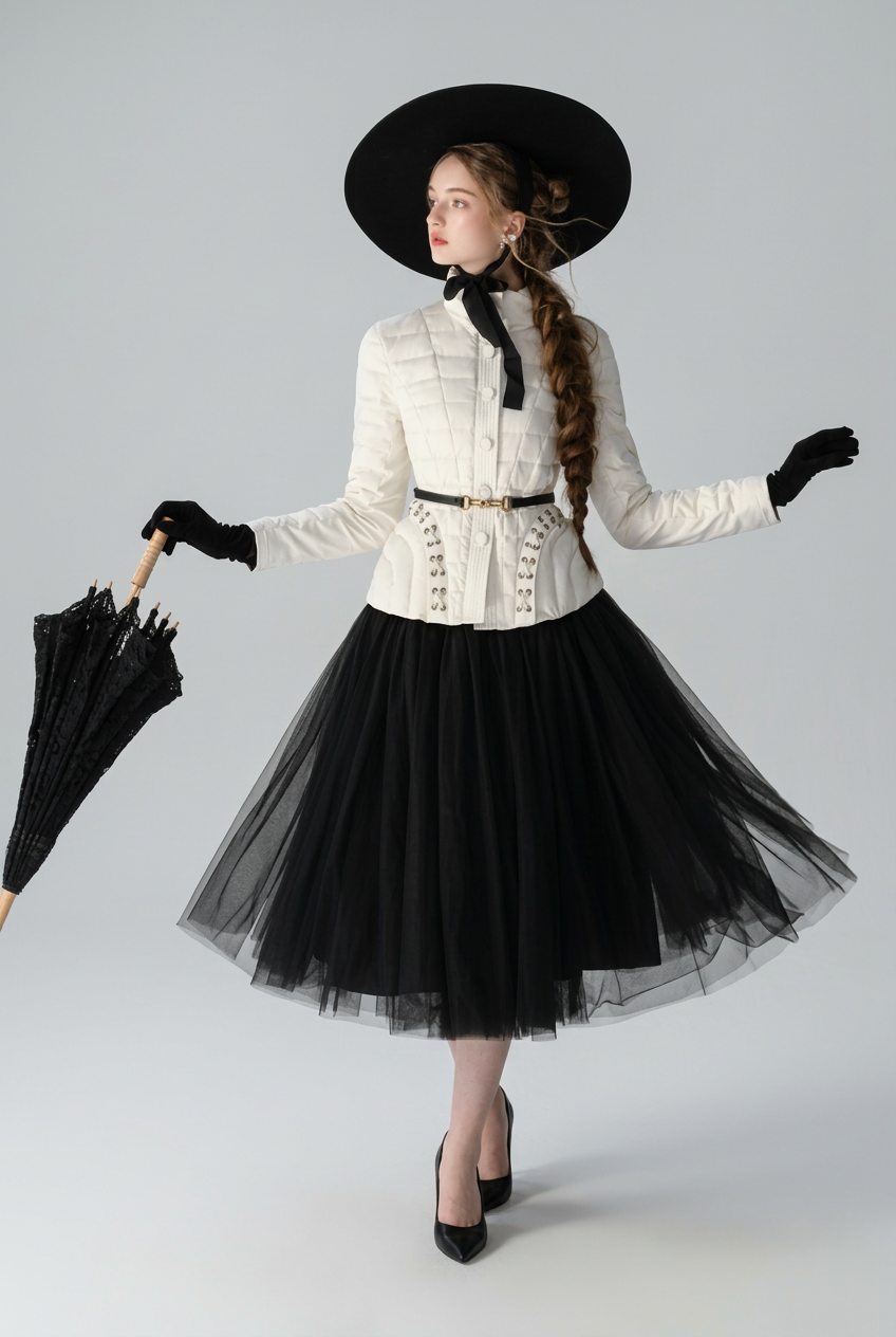 Joni umbrella pose studio preview
