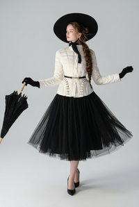 Joni umbrella pose studio preview