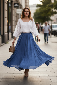 Easy A-Line Maxi Skirt
