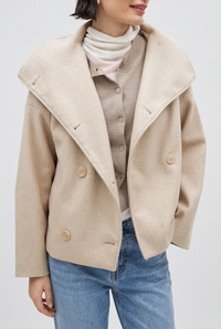 Kadence beige coat studio preview
