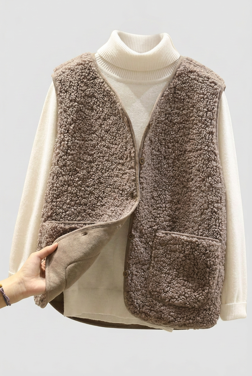 Khaki vest without hanger