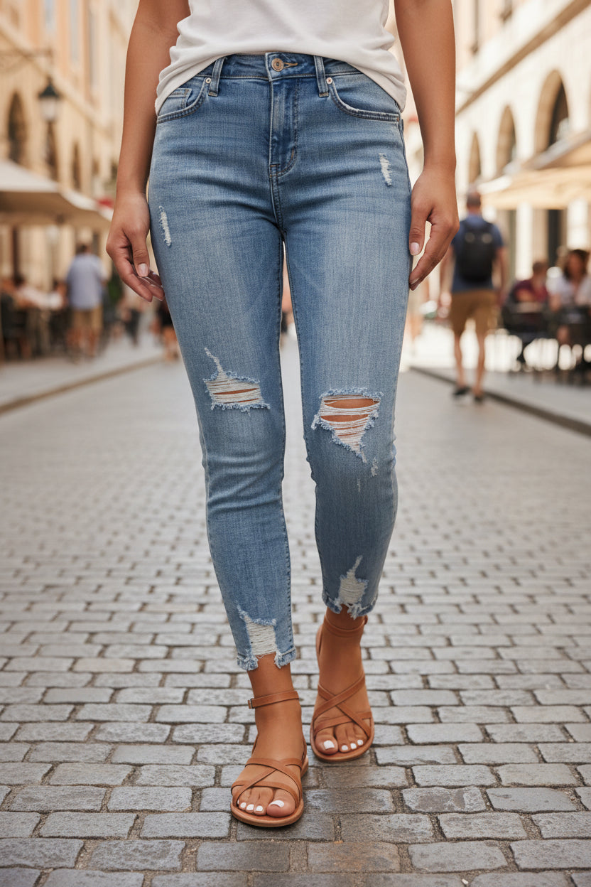 Simple Styling Ankle Strap Sandals