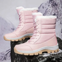 Florence | Women's Lace-Up Winter Boots with Side Zip