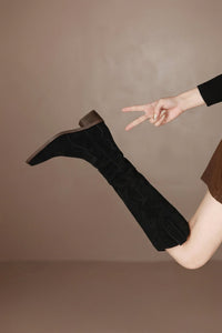 Stiefeletten mit Rüschen