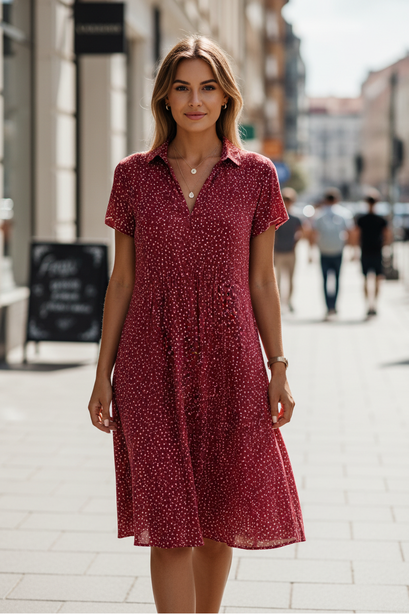 Easy Midi Shirt Dress