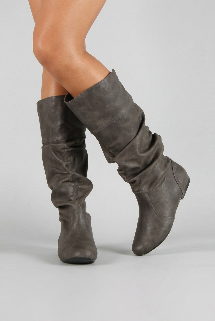 Myah gray boots studio preview