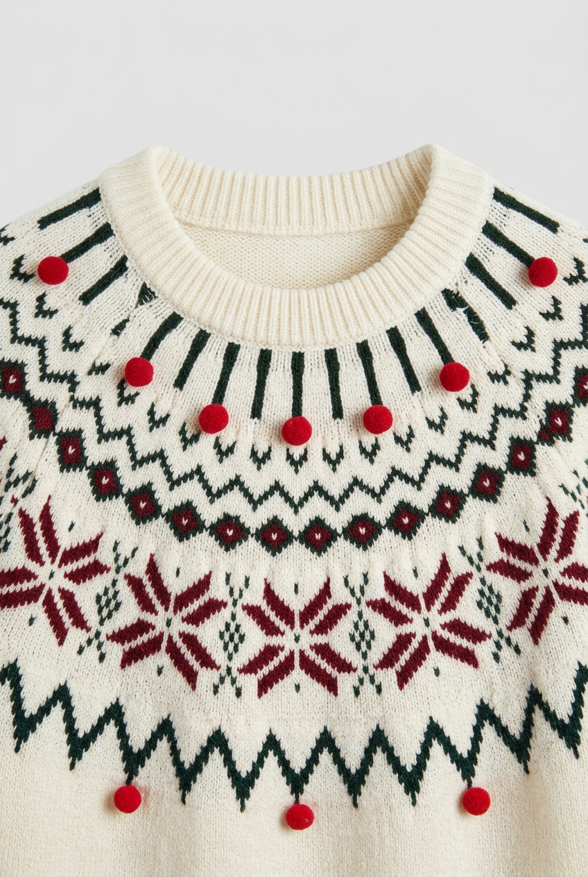 Nancy jumper collar and pattern detail without hangers