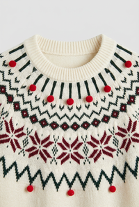 Nancy jumper collar and pattern detail without hangers