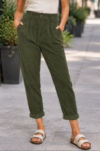 Wide Fit Straight Trousers for Comfortable Daily Wear