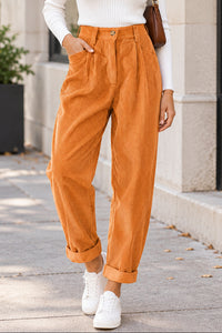Wide Fit Straight Trousers for Comfortable Daily Wear