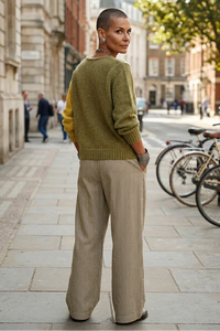 Gentle Feel Color-Block Sweater