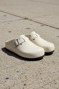Closed Toe Platform Mules