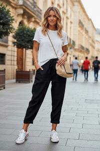 Relaxed Wide-Leg Trousers