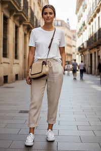 Relaxed Wide-Leg Trousers
