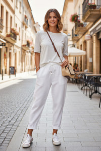 Relaxed Wide-Leg Trousers