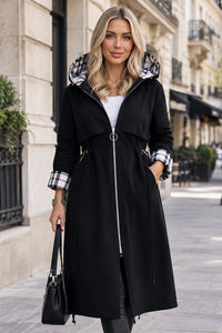 Weather-Ready Hooded Zip Coat