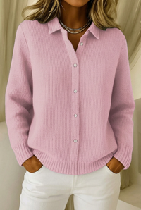 Pink Bonnie jumper in 2:3 portrait