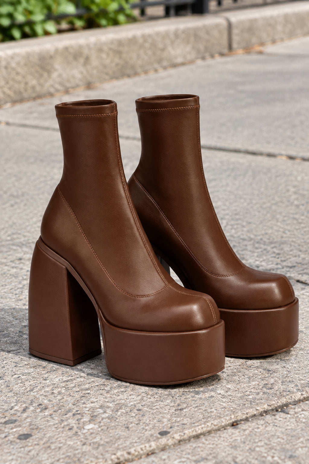 Modern Platform Ankle Boots