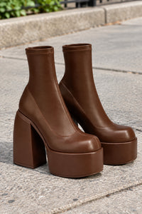 Modern Platform Ankle Boots