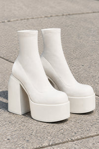 Modern Platform Ankle Boots
