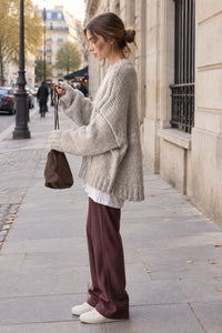 Relaxed Shape Oversized Pullover
