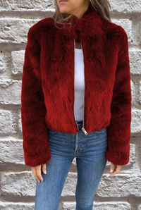 Red Edie jacket, recentered full-jacket view