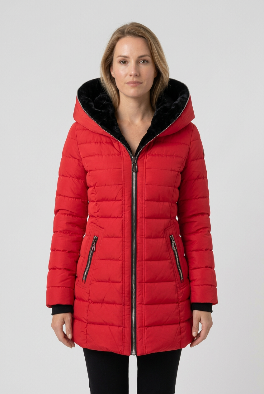 Red Martha jacket studio preview