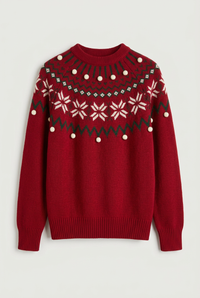 Red Nancy Christmas jumper without hanger