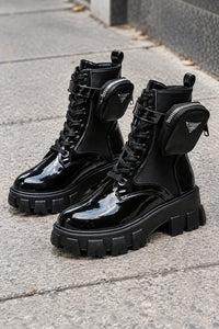 Lace-Up Platform Ankle Boots for Bold Everyday Style