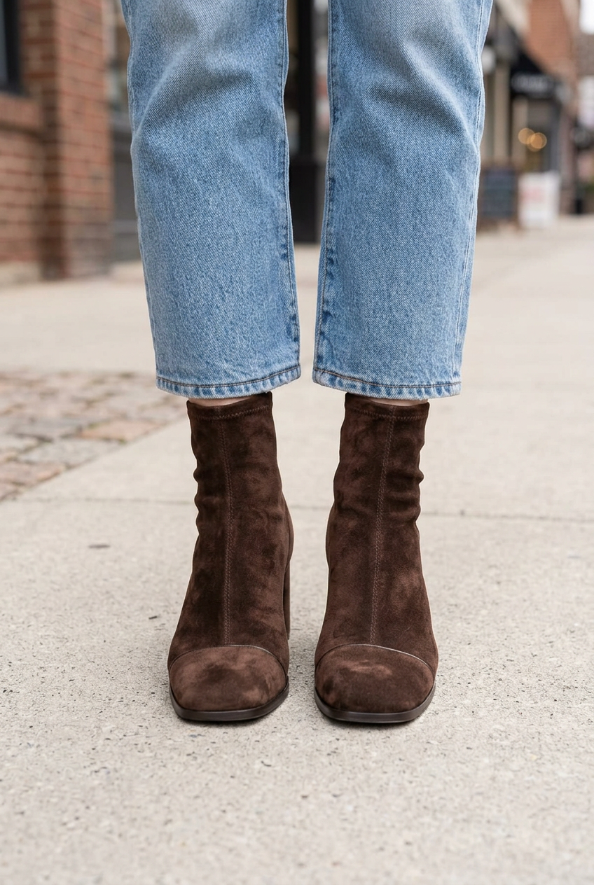 Sidewalk boots, front view