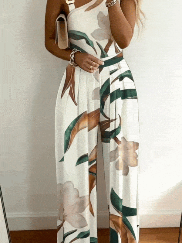Botanical Wide Leg Jumpsuit